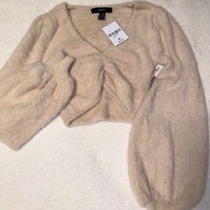 Cream forever 21 Sweater